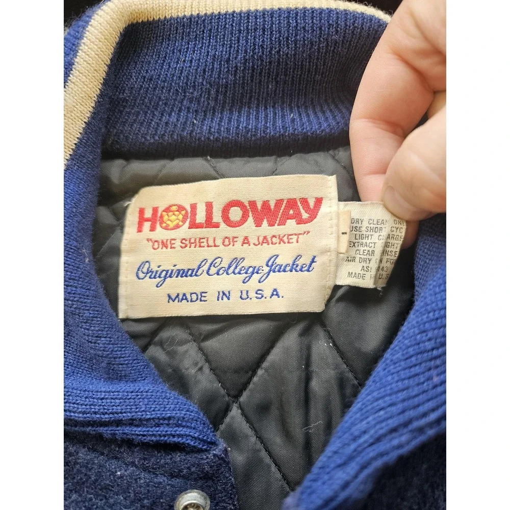 Vintage Bloom Township Jacket Mens Medium NCAA Basketball Holloway 80s